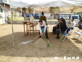 小倉北区熊本町地鎮祭②