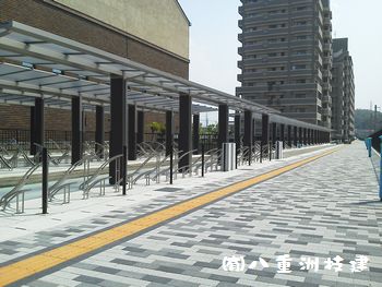 下関市 長府駅　駐輪場工事　５月１８日(金)